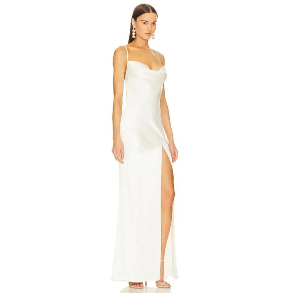 Michael Costello x Revolve Cecelia Gown Ivory Size XS NWT - Picture 2 of 8